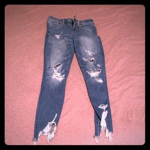 American eagle Hugh rise jeggings size 10